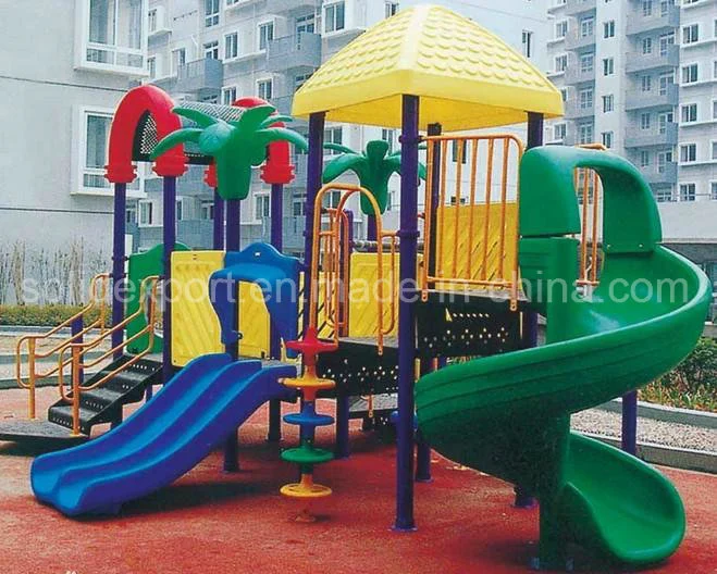Commercial Kids Children&prime;s Outdoor Playground Game Center Slides