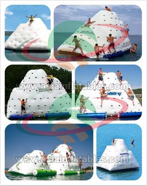 Inflatable Iceberg Climbing Mountain Climbing Wall for Lake/ Sea/Pool