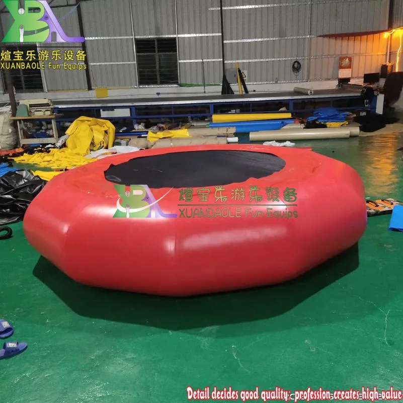 Park Commercial Sea Floating Combo Air Bouncer Inflatable Water Trampoline