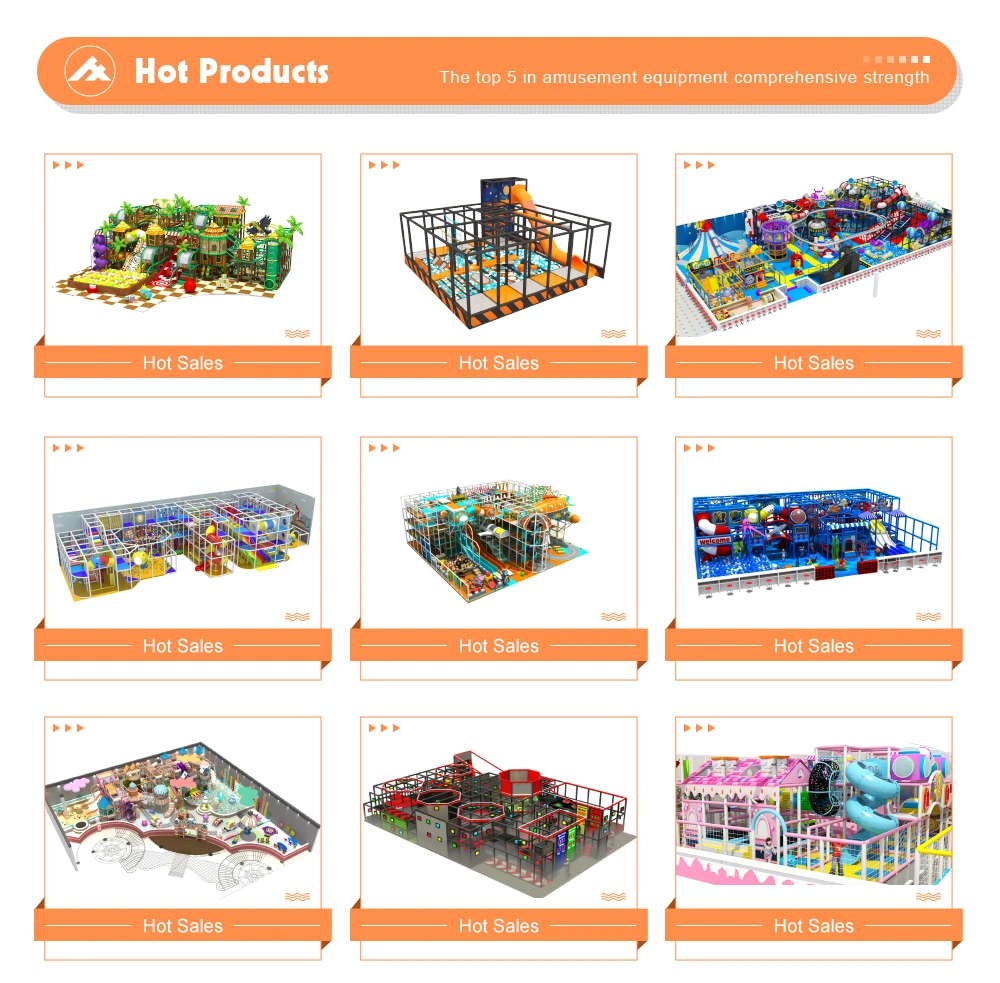 TUV Quality ASTM Approved Safety Jungle Themes Soft Material Children Indoor Playground for Kids Play Center