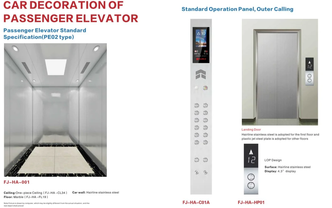 Elevator Parts Monolayer Multilayer Lifting Equipment Elevator Lop Cop Spare Parts Accessories Elevator
