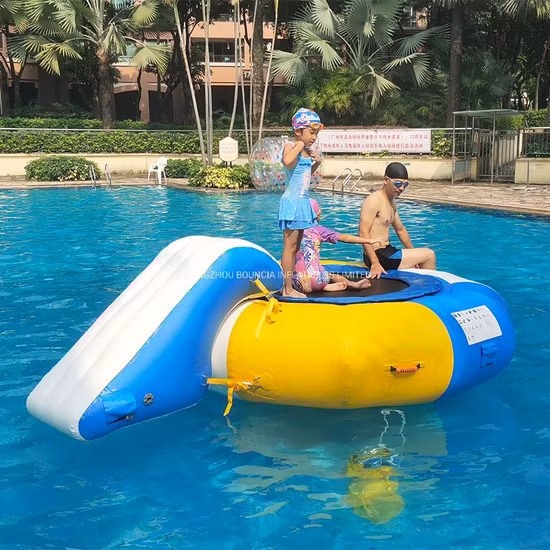 Flaoting Water Trampoline Combo Water Trampoline with Slide for Aqua Park
