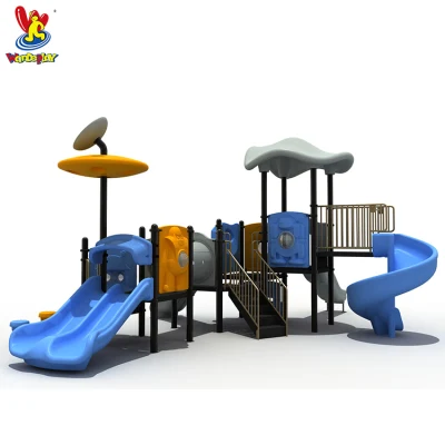 Juego Infantil Outer Space Series Playsets Kids Toy Indoor Plastic Baby Slide Water Park Games Customized Amusement Park Children Outdoor Playground Equipment