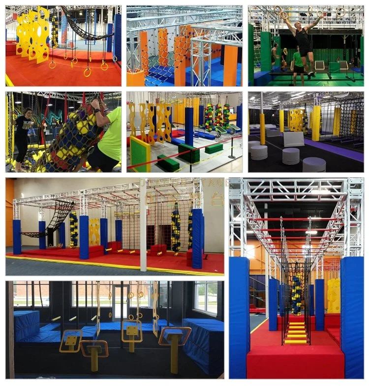 Amusement Park Ninja Warrior Obstacle Course