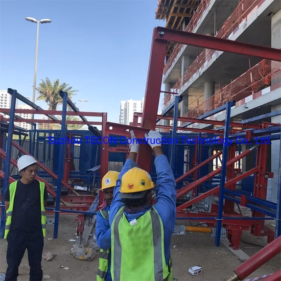 Q235 Hydraulic Self-Climbing Formwork for Core Wall/Shaft Lift/Bridge