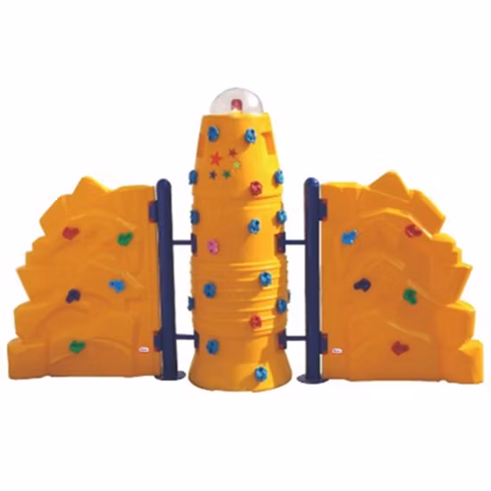 Children′ S Outdoor Plastic Rockery Climbing Wall in Square Park